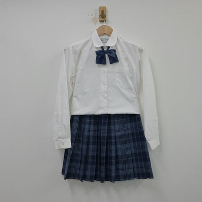 【中古】沖縄県 西原東中学校 女子制服 4点（ブレザー・シャツ・スカート）sf015017