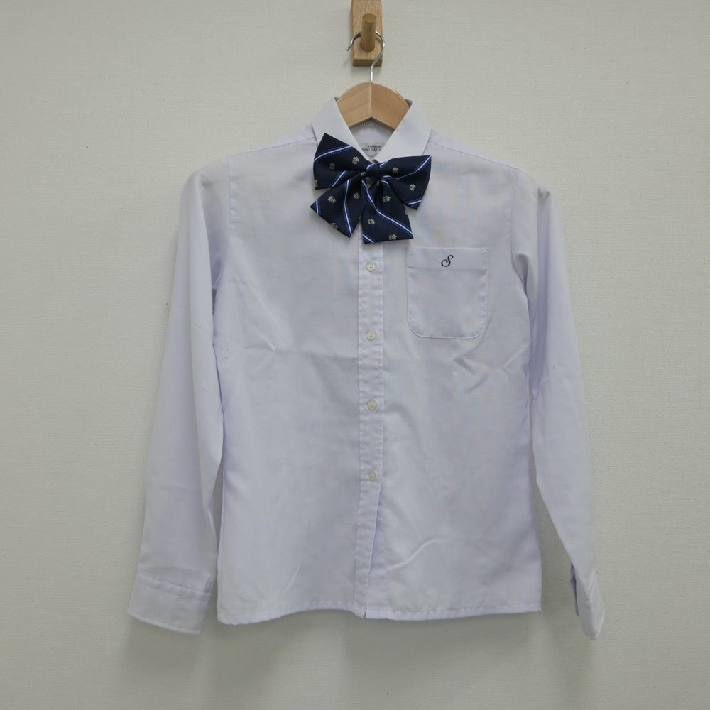 【中古】京都府 清明高等学校 女子制服 5点（ブレザー・シャツ・スカート）sf015021