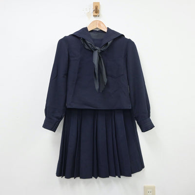 【中古】東京都 田園調布学園高等部 女子制服 5点（セーラー服・スカート）sf015031