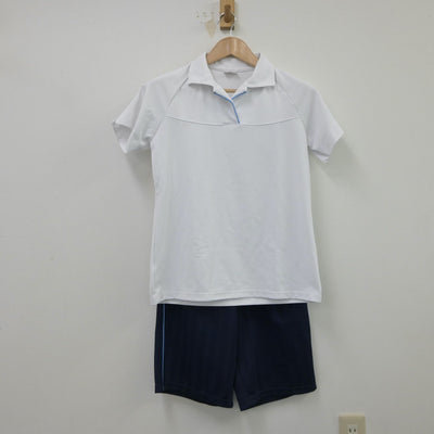 【中古】東京都 田園調布学園高等部 女子制服 2点（体操服 上・体操服 下）sf015037