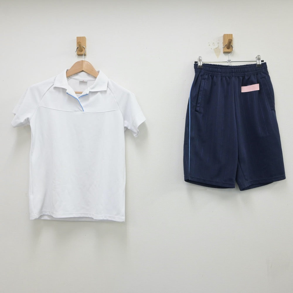 【中古】東京都 田園調布学園高等部 女子制服 2点（体操服 上・体操服 下）sf015037