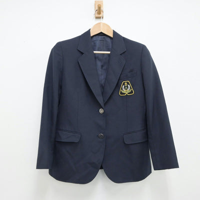 【中古】滋賀県 青山中学校 女子制服 2点（ブレザー・スカート）sf015041