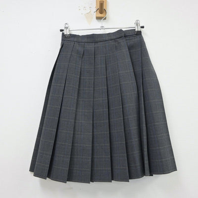 【中古】滋賀県 青山中学校 女子制服 2点（ニットベスト・スカート）sf015042