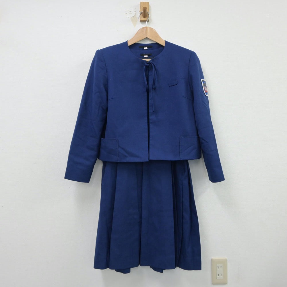 【中古】茨城県 茨城キリスト教学園中学校 女子制服 4点（ブレザー・ジャンパースカート）sf015048