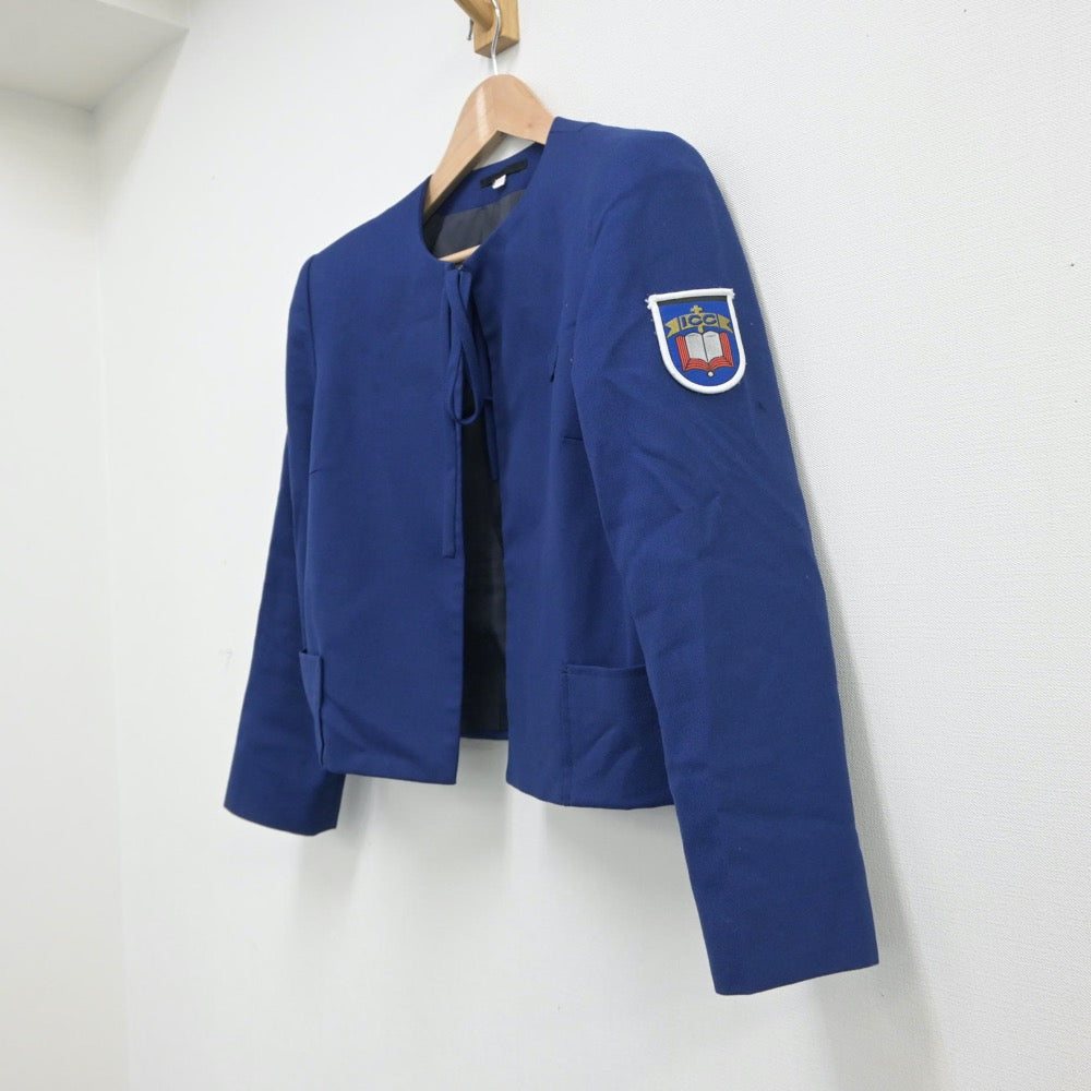 【中古】茨城県 茨城キリスト教学園中学校 女子制服 4点（ブレザー・ジャンパースカート）sf015048