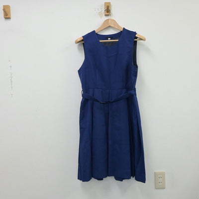 【中古】茨城県 茨城キリスト教学園中学校 女子制服 4点（ブレザー・ジャンパースカート）sf015048