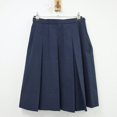 【中古】神奈川県 汲沢中学校 女子制服 2点（ベスト・スカート）sf015049