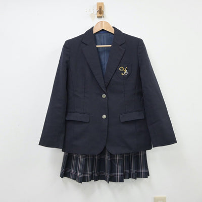 【中古】東京都 八雲学園高等学校 女子制服 3点（ブレザー・スカート・スカート）sf015055