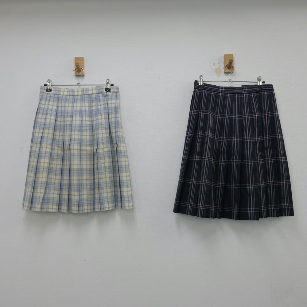 【中古】東京都 八雲学園高等学校 女子制服 3点（ブレザー・スカート・スカート）sf015055