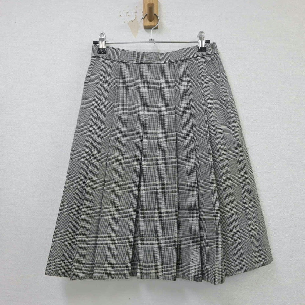 【中古】東京都 八雲学園高等学校/過去モデル 女子制服 2点（ベスト・スカート）sf015056