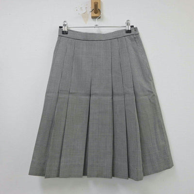 【中古】東京都 八雲学園高等学校/過去モデル 女子制服 2点（ベスト・スカート）sf015056