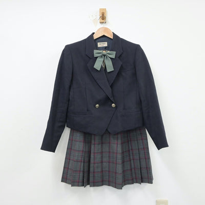 【中古】宮城県 宮城県富谷高等学校/旧モデル 女子制服 3点（ブレザー・スカート）sf015059