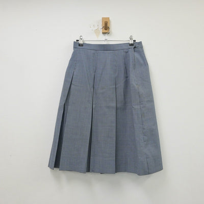 【中古】千葉県 千葉市立山王中学校 女子制服 4点（シャツ・ニット・スカート）sf015060