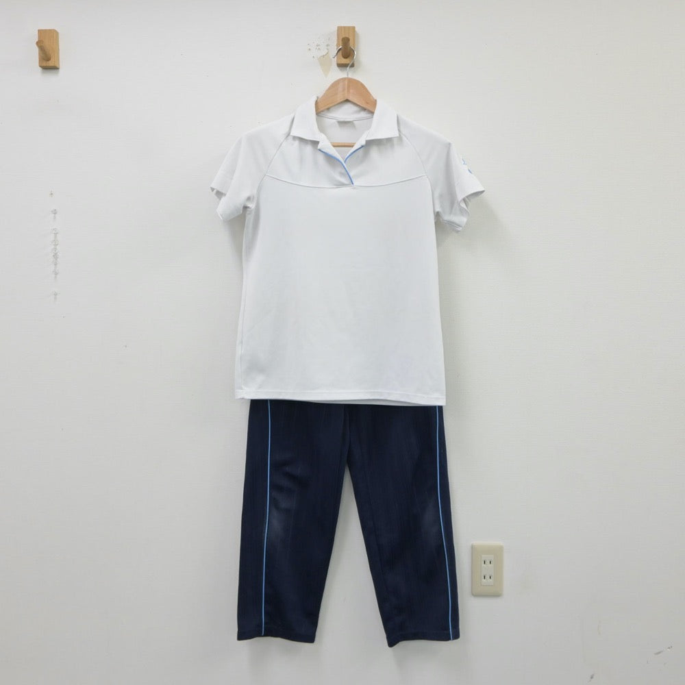 【中古】東京都 田園調布学園高等学校 女子制服 2点（体操服 上・ジャージ 下）sf015063