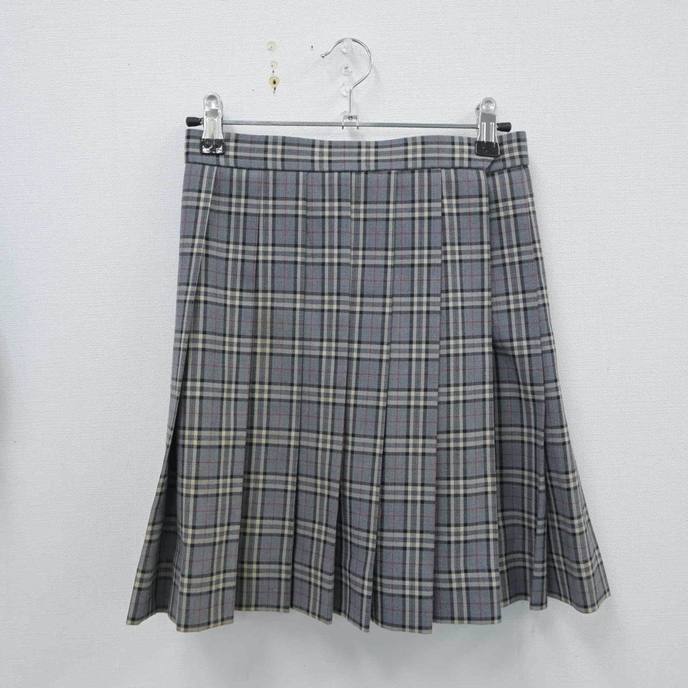 【中古】東京都 東京電機大学高等学校 女子制服 5点（シャツ・ニット・スカート）sf015069