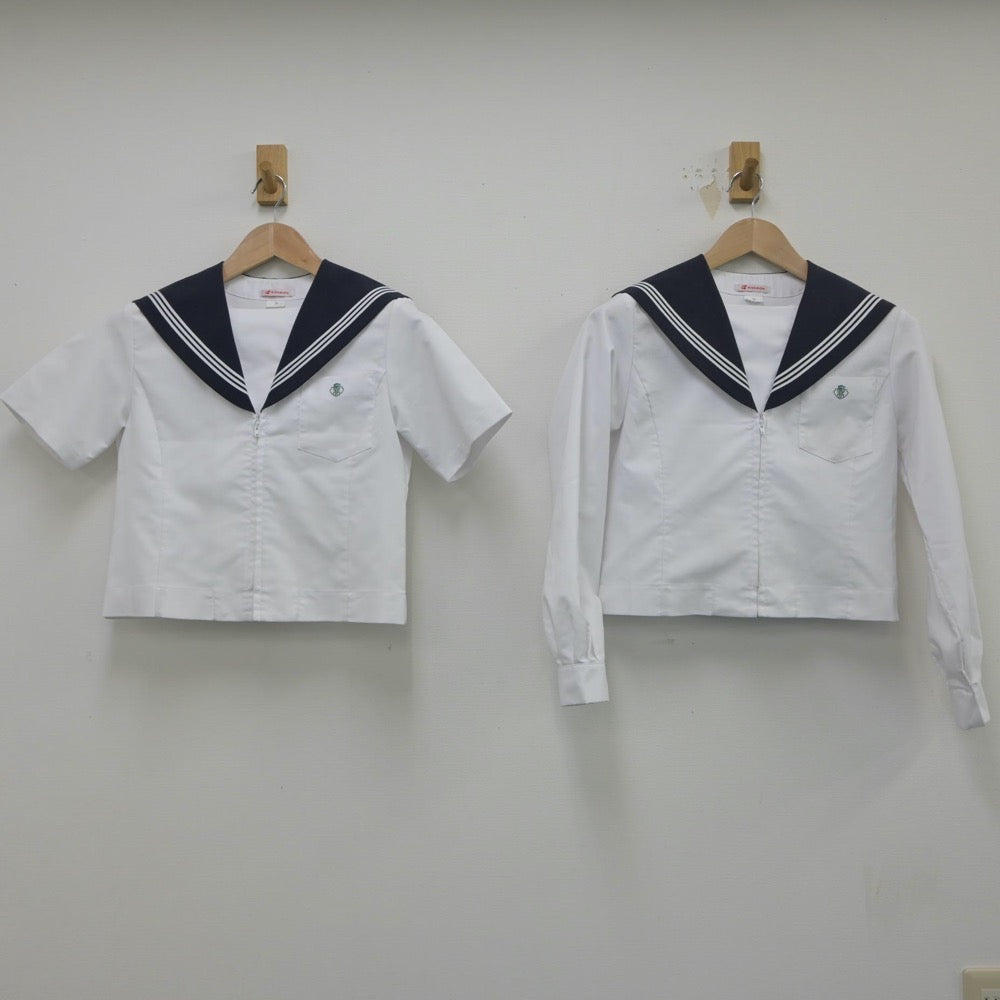 【中古】愛知県 名古屋市立桜台高等学校 女子制服 2点（セーラー服）sf015078