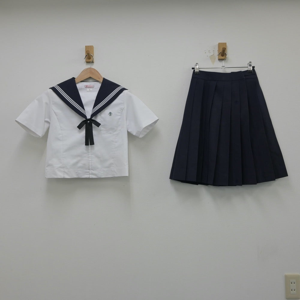 【中古】愛知県 名古屋市立桜台高等学校 女子制服 3点（セーラー服・スカート）sf015079