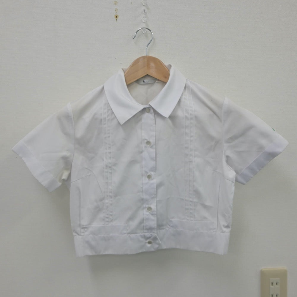 【中古】大阪府 金蘭会高等学校中学校 女子制服 1点（シャツ）sf015085