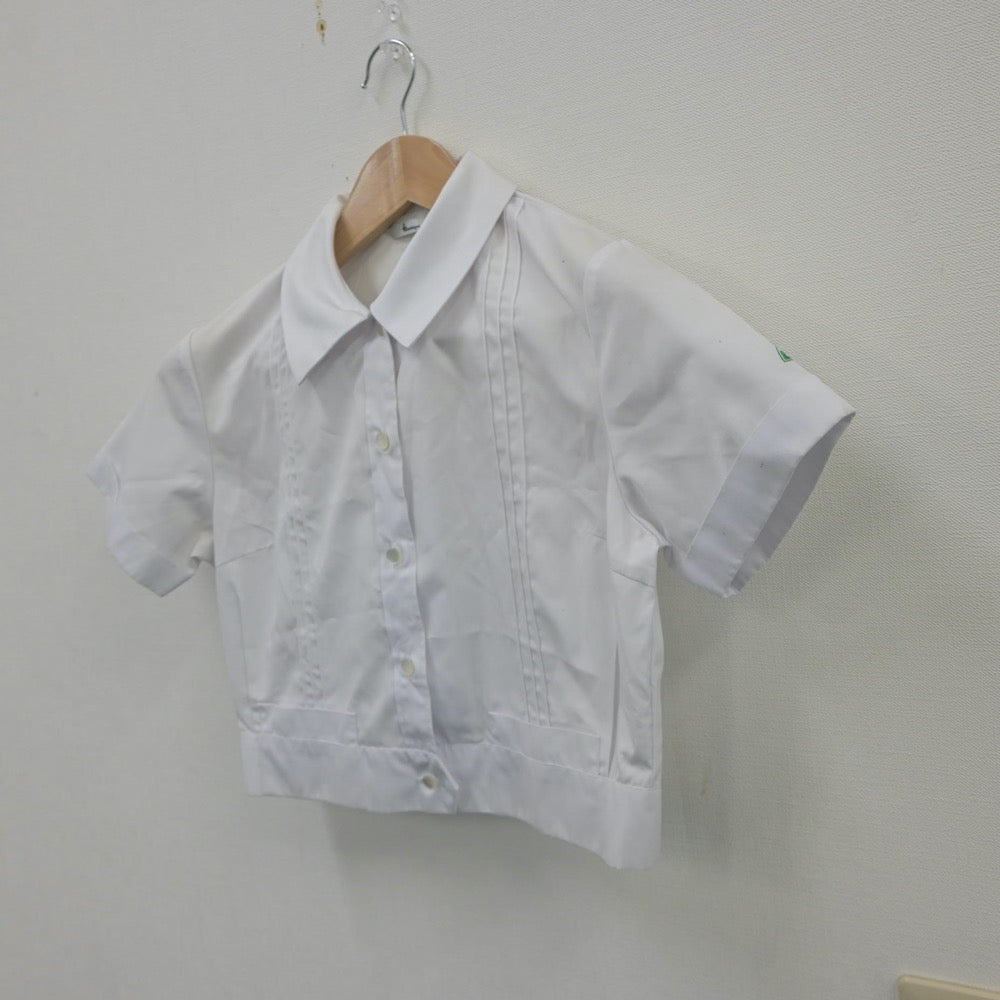 【中古】大阪府 金蘭会高等学校中学校 女子制服 1点（シャツ）sf015085