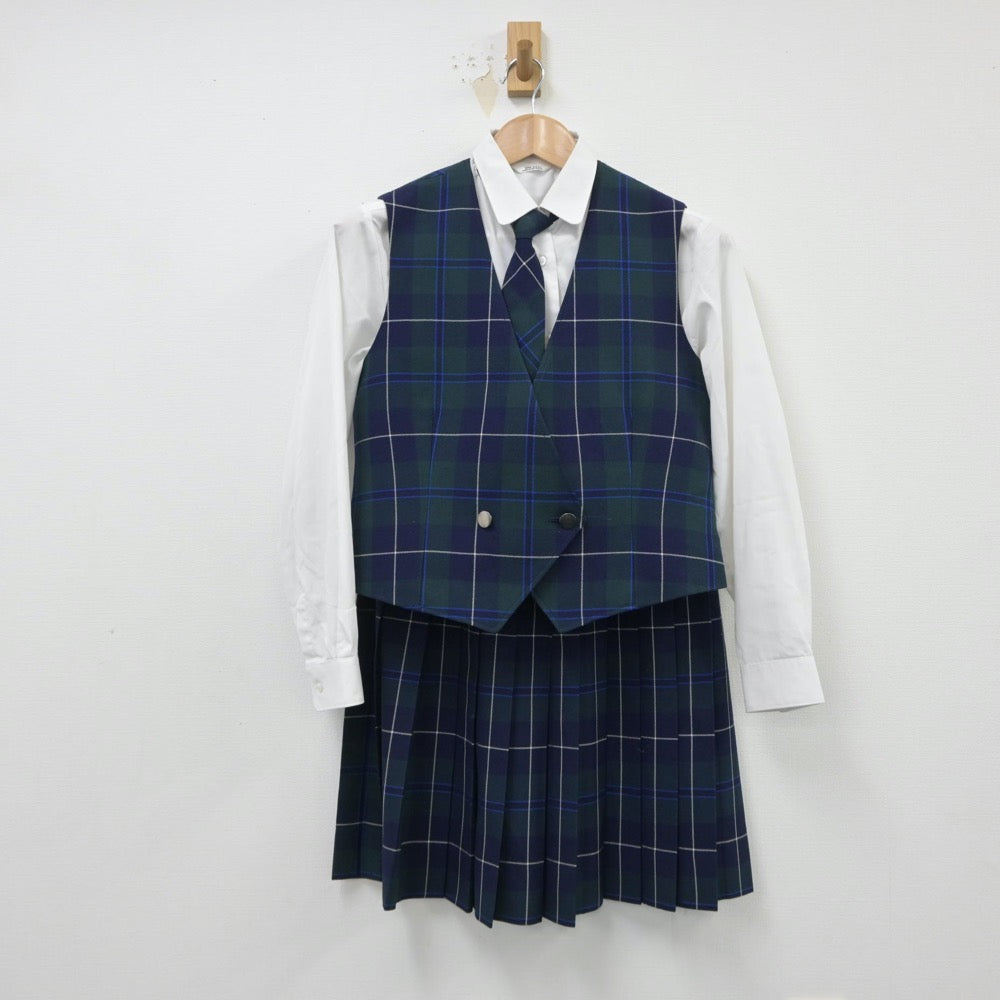 中古制服】栃木県 栃木県立宇都宮白楊高等学校 女子制服 5点（ブレザー・シャツ・ベスト・スカート）sf015091【リサイクル学生服】 | 中古制服 通販パレイド