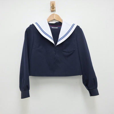 【中古】愛知県 逢妻中学校 女子制服 2点（セーラー服・スカート）sf015093