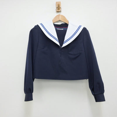 【中古】愛知県 逢妻中学校 女子制服 2点（セーラー服・スカート）sf015094