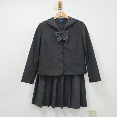 【中古】鳥取県 米子私立北高等学校 女子制服 3点（セーラー服・スカート）sf015106