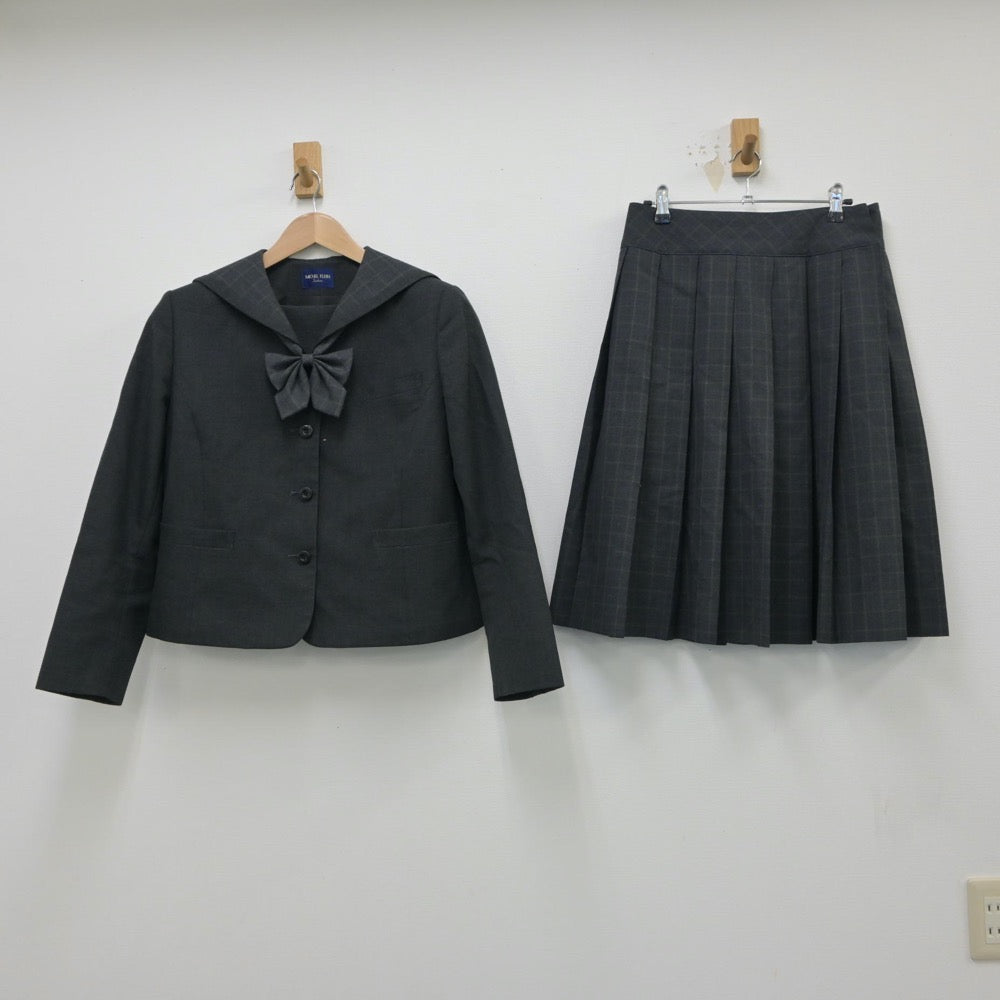 【中古】鳥取県 米子私立北高等学校 女子制服 3点（セーラー服・スカート）sf015106