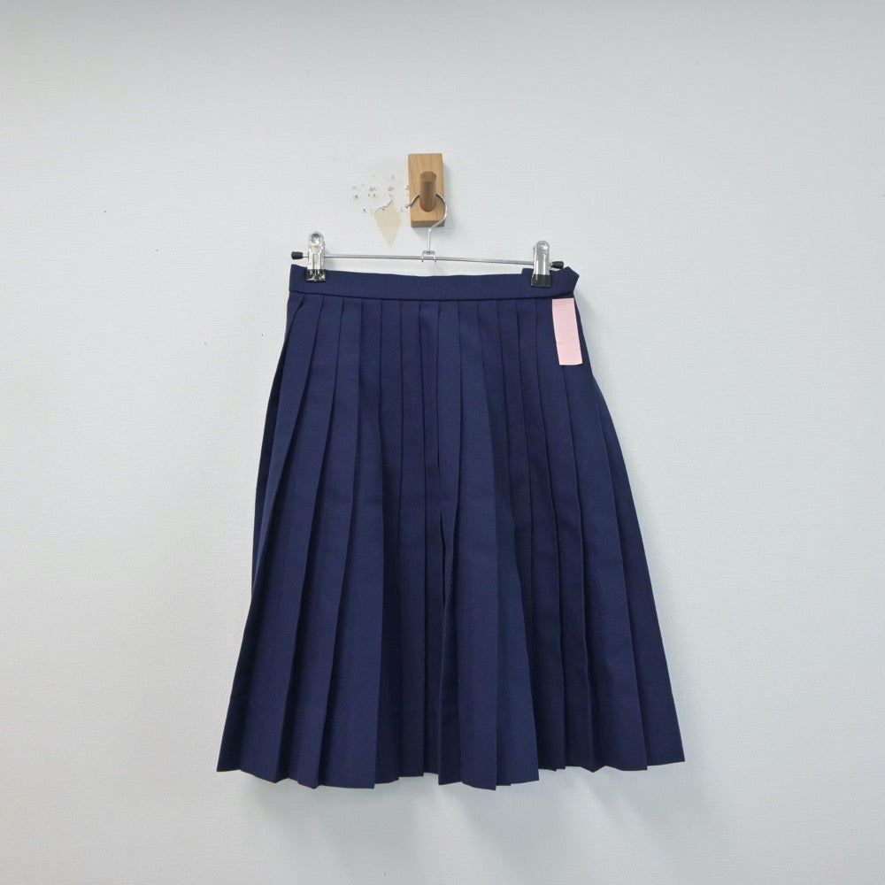 【中古】沖縄県 仲西中学校 女子制服 3点（セーラー服・スカート）sf015111