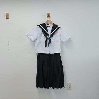 【中古】愛知県 高岡中学校 女子制服 4点（セーラー服・スカート）sf015113