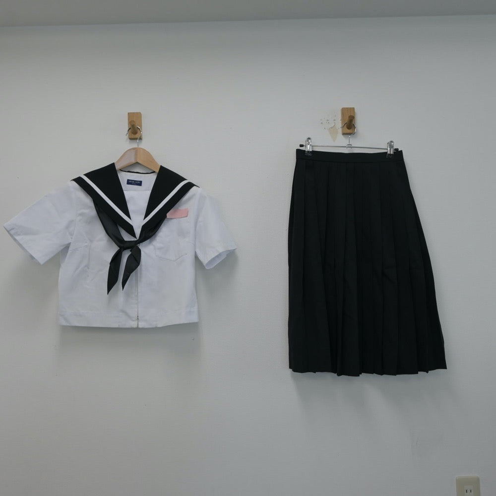 【中古】愛知県 高岡中学校 女子制服 4点（セーラー服・スカート）sf015113