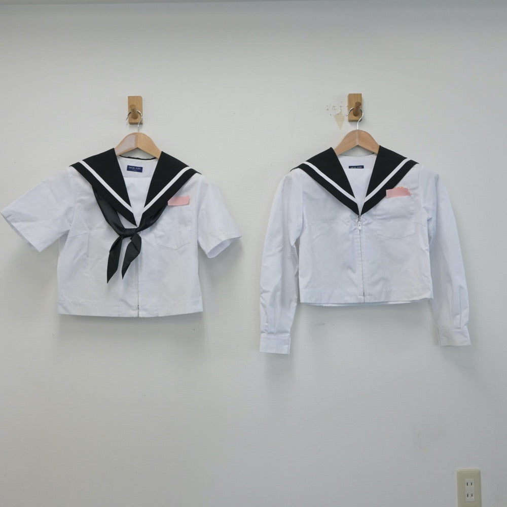 【中古】愛知県 高岡中学校 女子制服 4点（セーラー服・スカート）sf015113