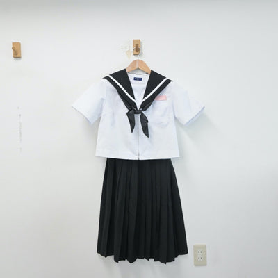 【中古】愛知県 高岡中学校 女子制服 4点（セーラー服・スカート）sf015114