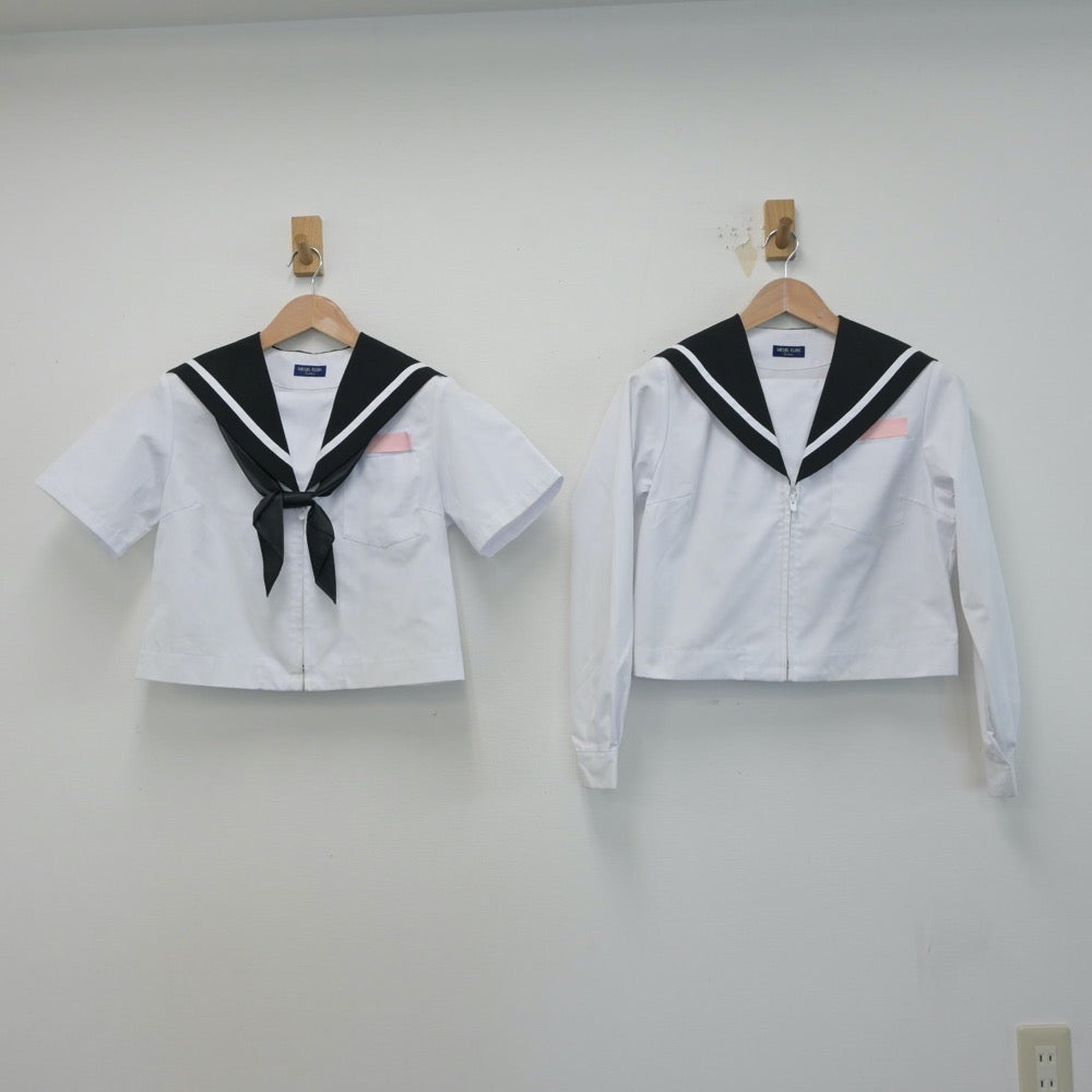 【中古】愛知県 高岡中学校 女子制服 4点（セーラー服・スカート）sf015114