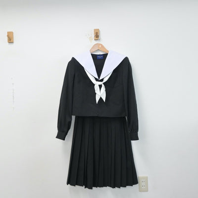 【中古】愛知県 高岡中学校 女子制服 3点（セーラー服・スカート）sf015116