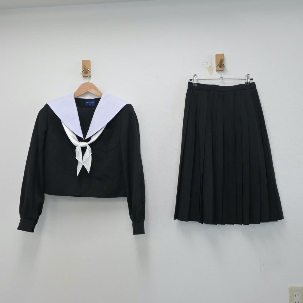 【中古】愛知県 高岡中学校 女子制服 3点（セーラー服・スカート）sf015116