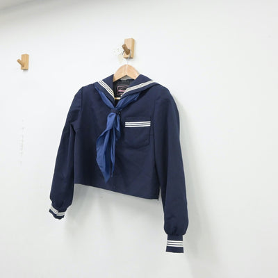 【中古】兵庫県 志方中学校 女子制服 2点（セーラー服）sf015127