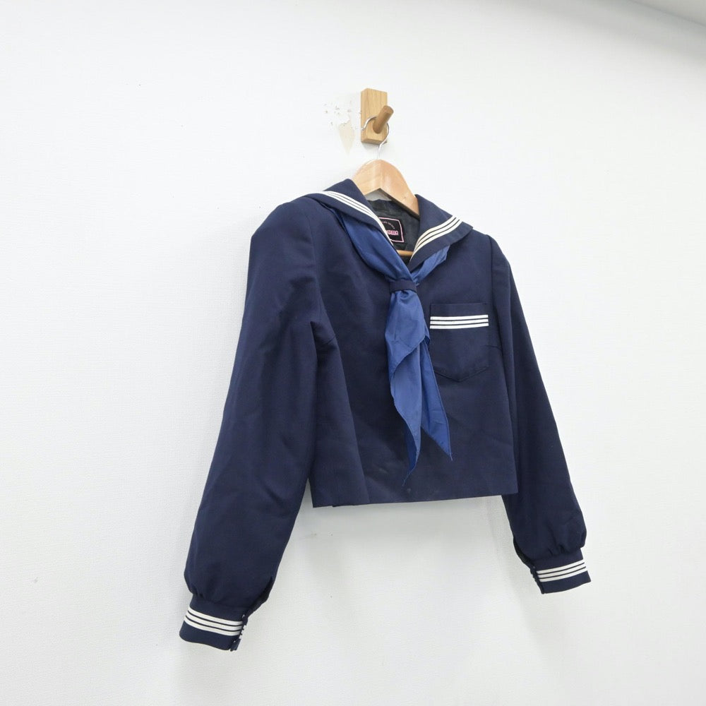 【中古】兵庫県 志方中学校 女子制服 2点（セーラー服）sf015127