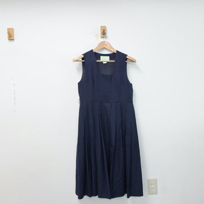 【中古】福岡県 春吉中学校 女子制服 2点（セーラー服・ジャンパースカート）sf015130