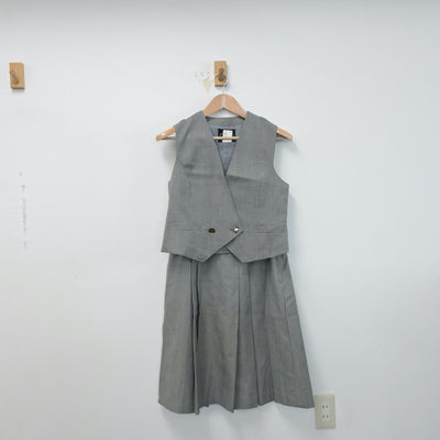 【中古】山形県 山形学院高等学校 女子制服 3点（ブレザー・ベスト・スカート）sf015134