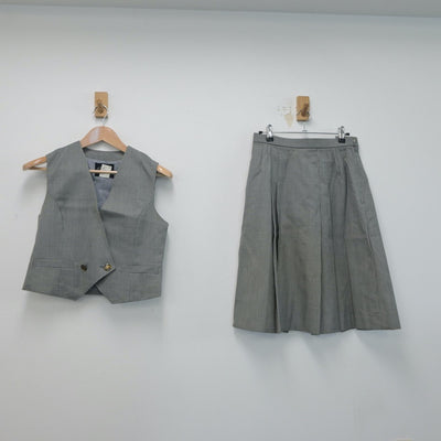 【中古】山形県 山形学院高等学校 女子制服 3点（ブレザー・ベスト・スカート）sf015134