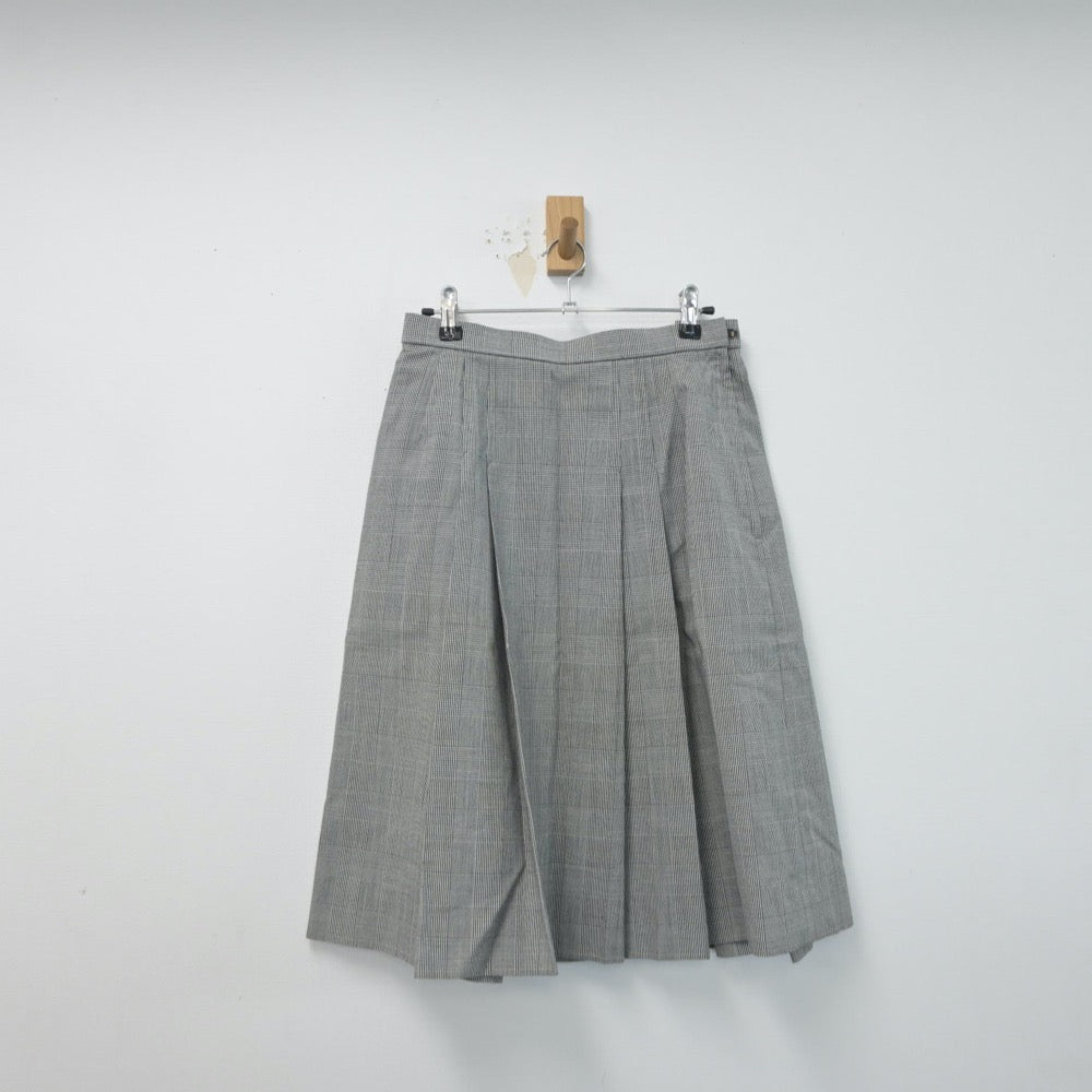 【中古】山形県 山形学院高等学校 女子制服 2点（ベスト・スカート）sf015135