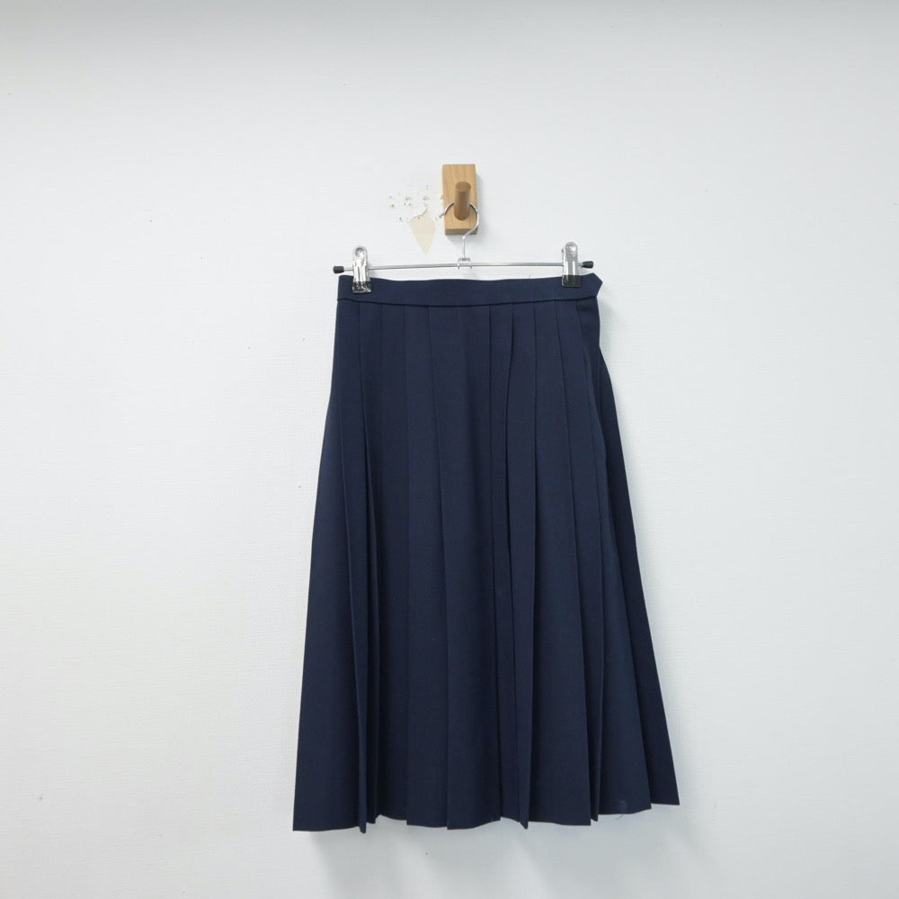 【中古】大阪府 第四中学校 女子制服 2点（シャツ・スカート）sf015138