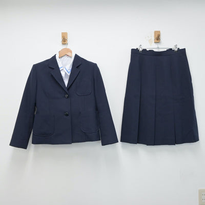 【中古】熊本県 江南中学校 女子制服 3点（ブレザー・シャツ・スカート）sf015141