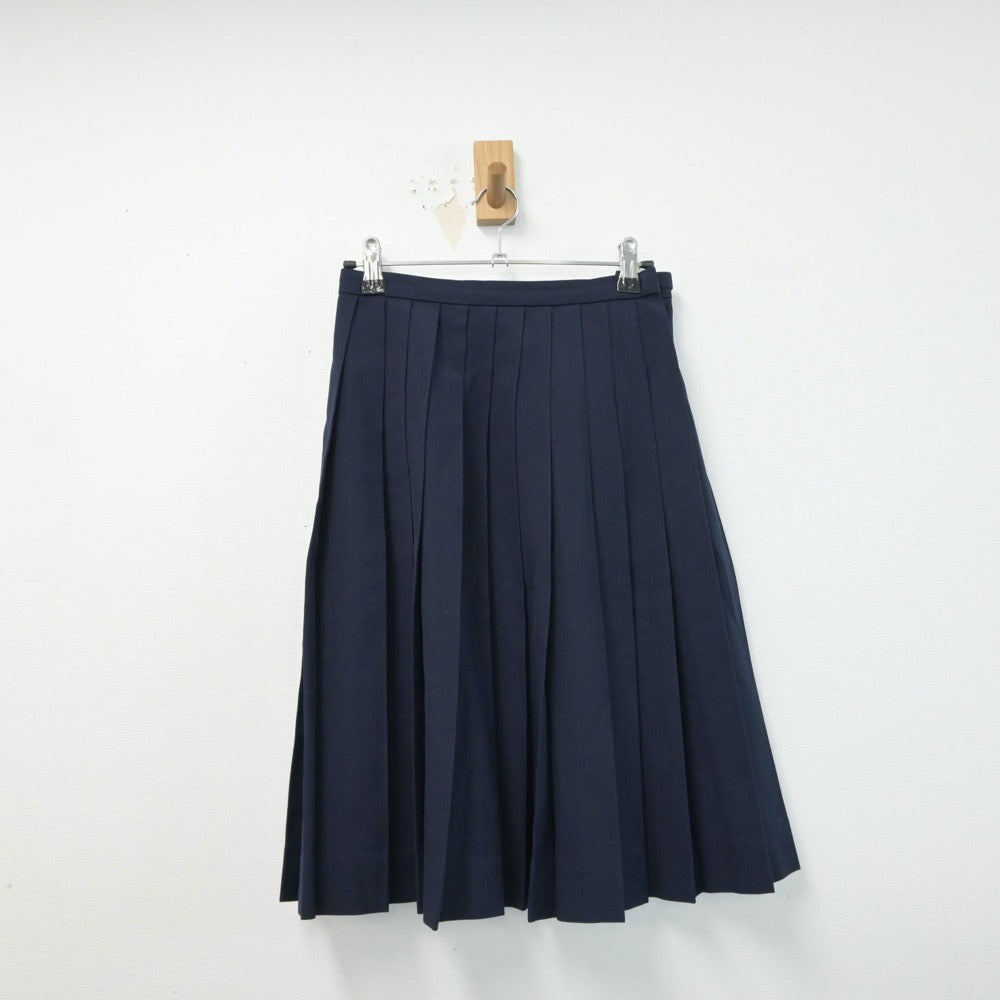 【中古】北海道 上富良野中学校 女子制服 5点（セーラー服・スカート）sf015143