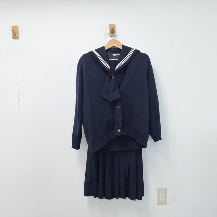 【中古制服】北海道 旭川商業高等学校 女子制服 5点（セーラー服・ジャンパースカート・ニット）sf015144【リサイクル学生服】 | 中古制服 通販パレイド