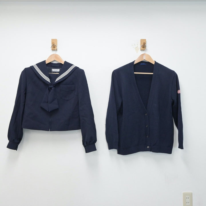 中古制服】北海道 旭川商業高等学校 女子制服 5点（セーラー服