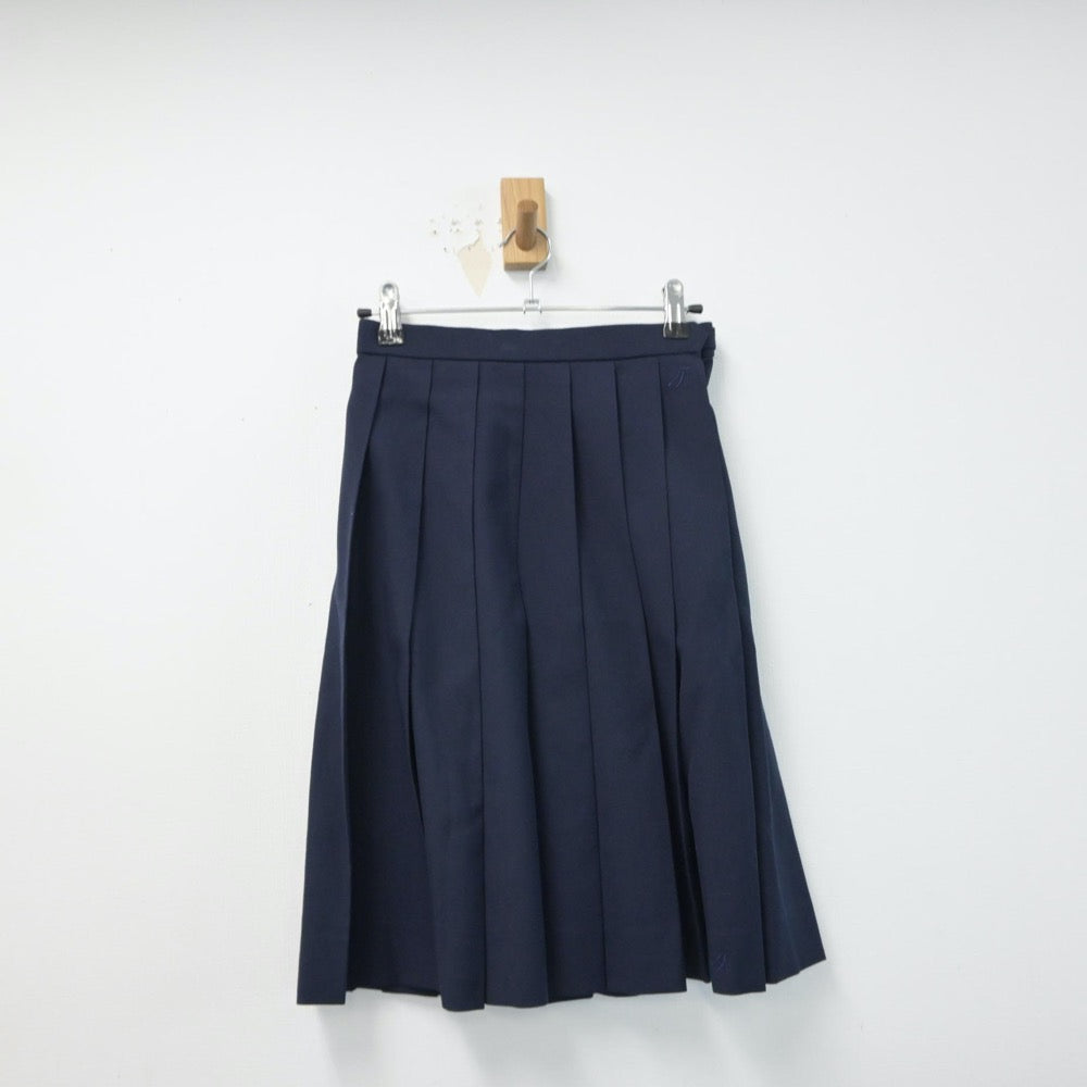 【中古】茨城県 土浦第二高等学校 女子制服 2点（ベスト・スカート）sf015145