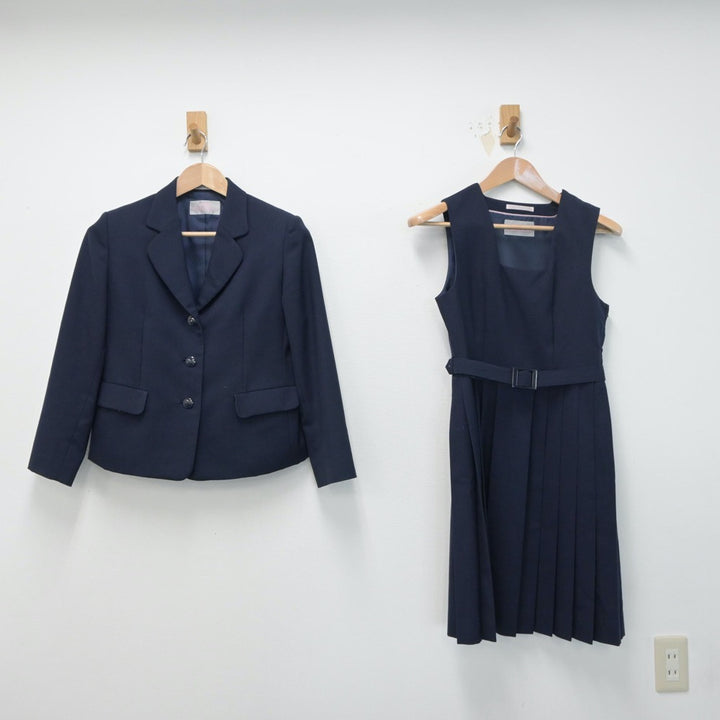 【中古制服】茨城県 土浦第二高等学校 女子制服 2点（ブレザー・ジャンパースカート）sf015146【リサイクル学生服】 | 中古制服通販パレイド