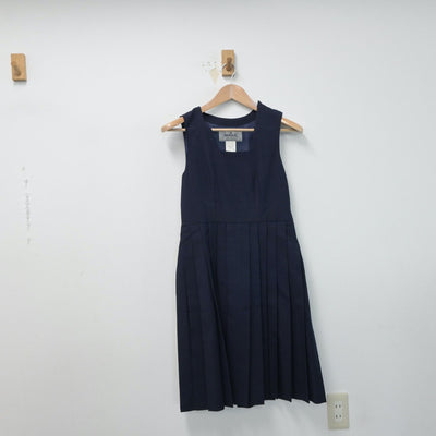 【中古】茨城県 小川南中学校 女子制服 3点（セーラー服・ジャンパースカート）sf015147